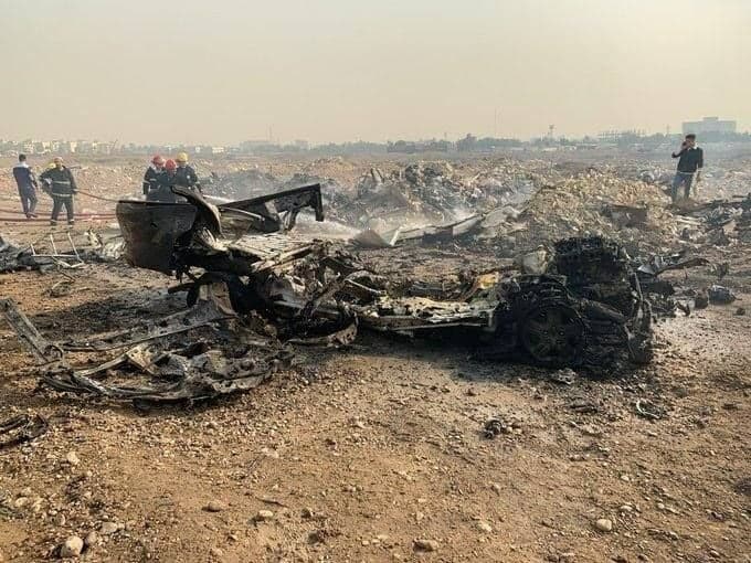 The car that was bombed The car that was bombed