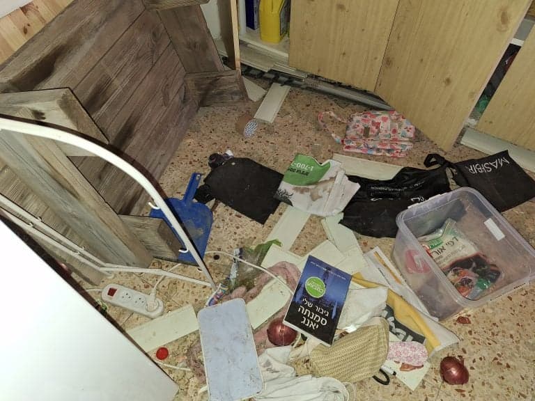 The destruction of Doron Steinbracher's home The destruction of Doron Steinbracher's home