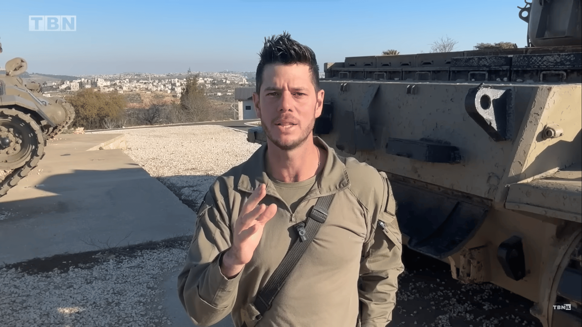TBN Israel's reporter Yair Pinto TBN Israel's reporter Yair Pinto