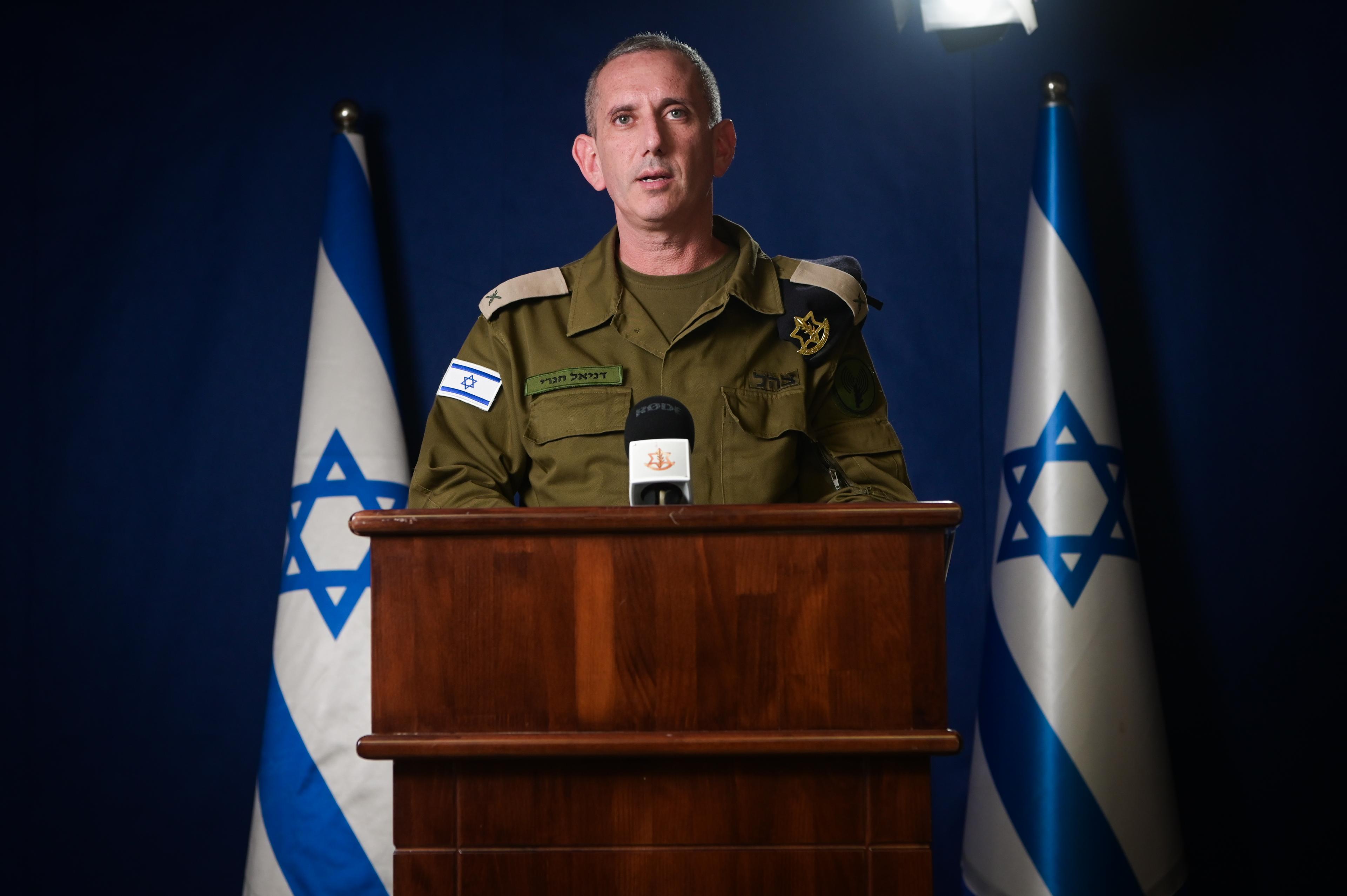 IDF Spokesperson Daniel Hagari. IDF Spokesperson Daniel Hagari.