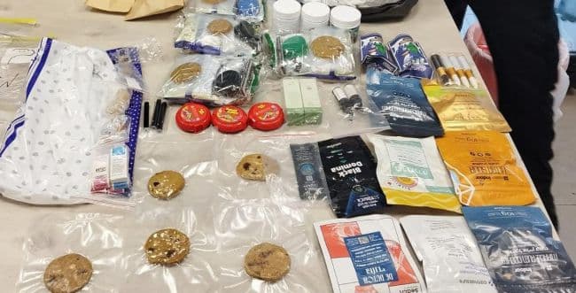 Seized drugs.