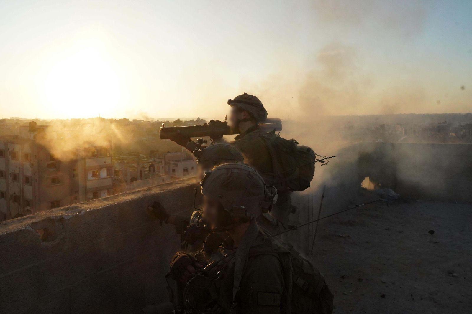 Kfir Brigade fighters operates in Khan Yunis, Gaza.