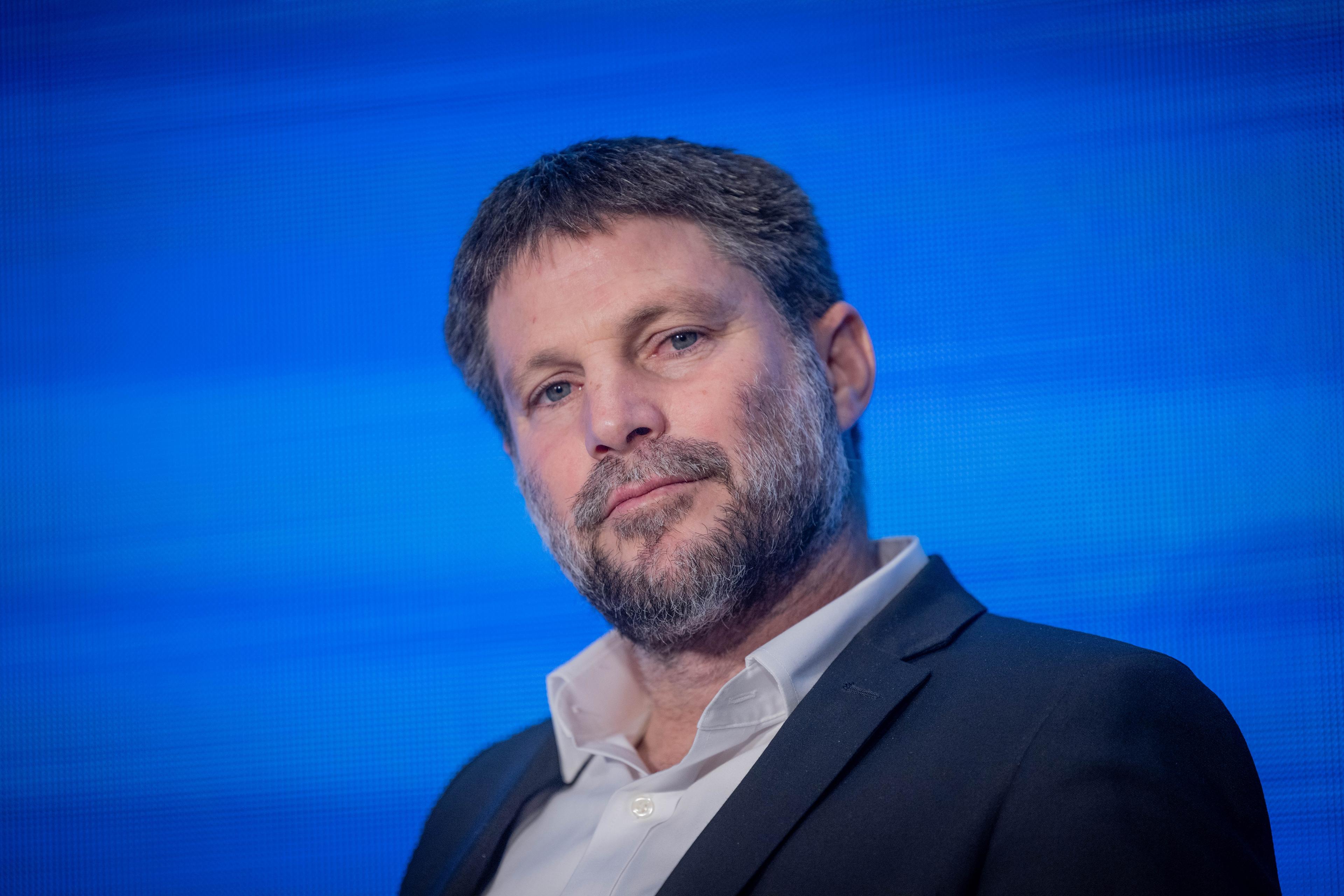 Finance Minister Smotrich. Finance Minister Smotrich.