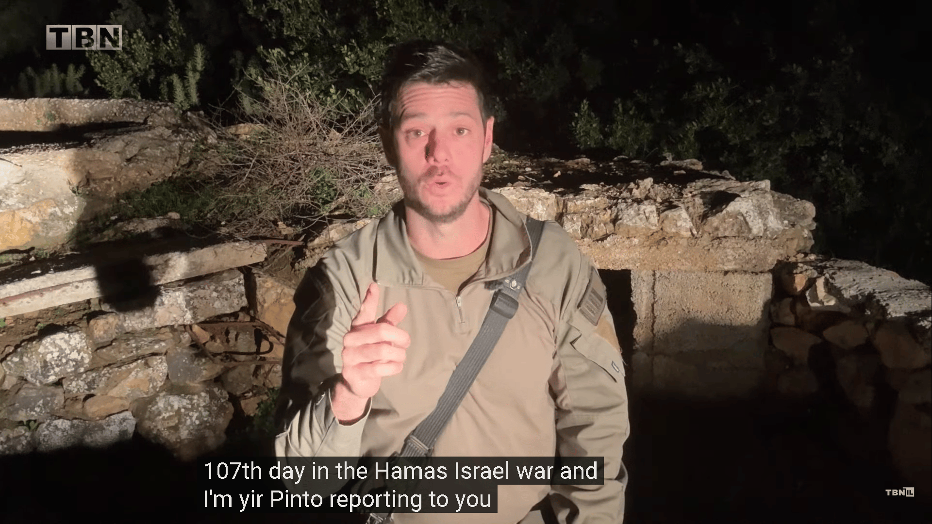 TBN Israel's reporter Yair Pinto