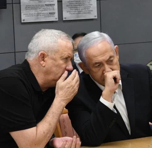 Netanyahu & Gantz Netanyahu & Gantz