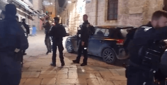 Aftermath of terrorist attack.