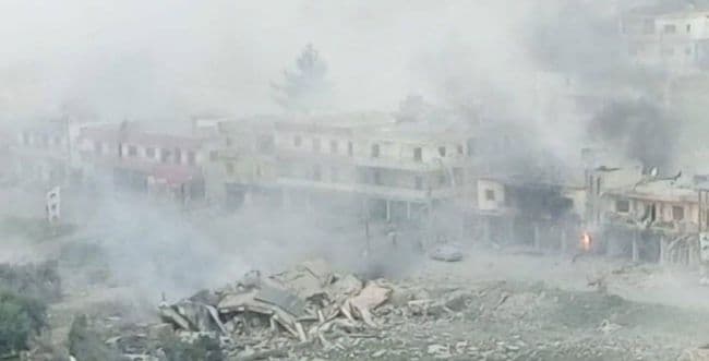 Destruction after IAF raid in southern Lebanon Destruction after IAF raid in southern Lebanon