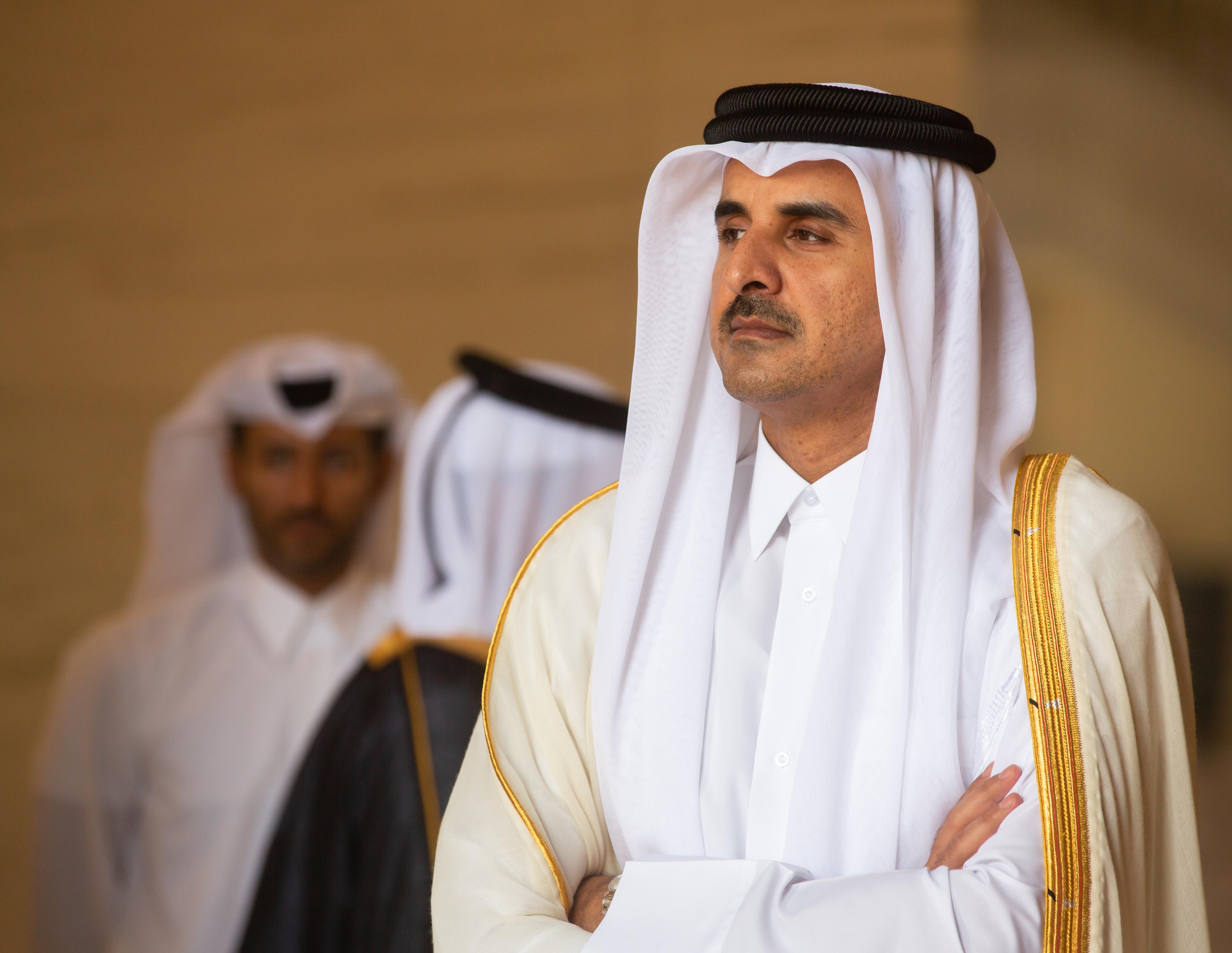 Emir of Qatar. Emir of Qatar.