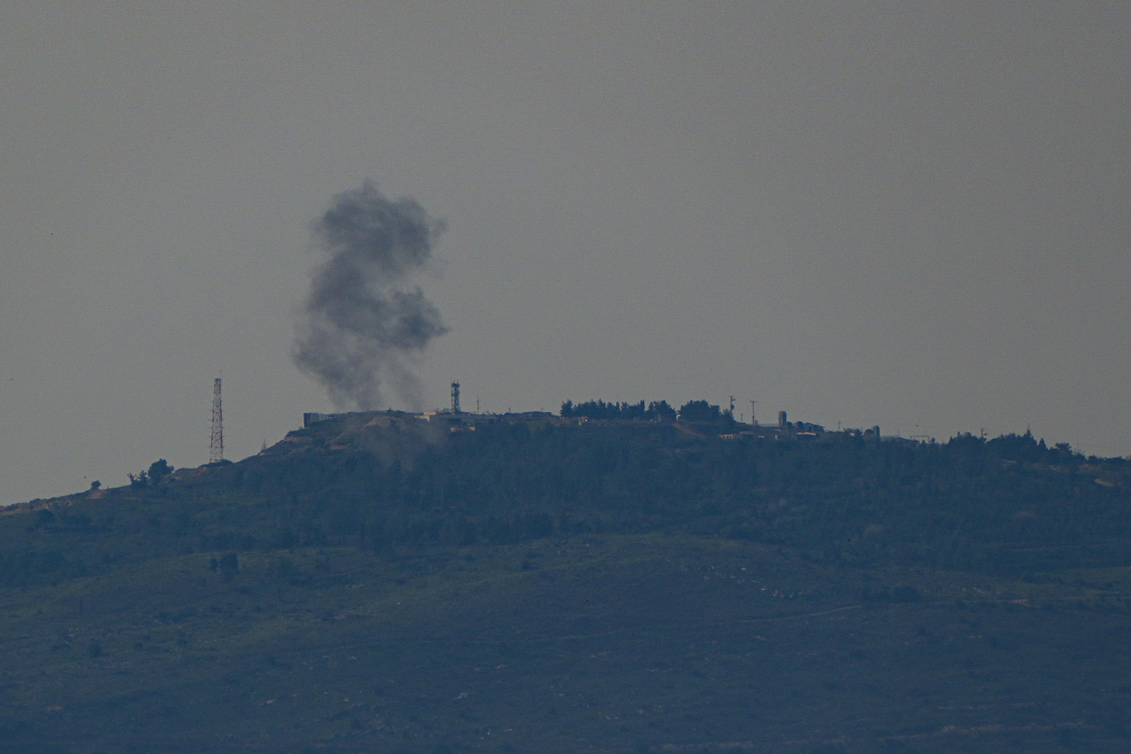 Fighting across the border.