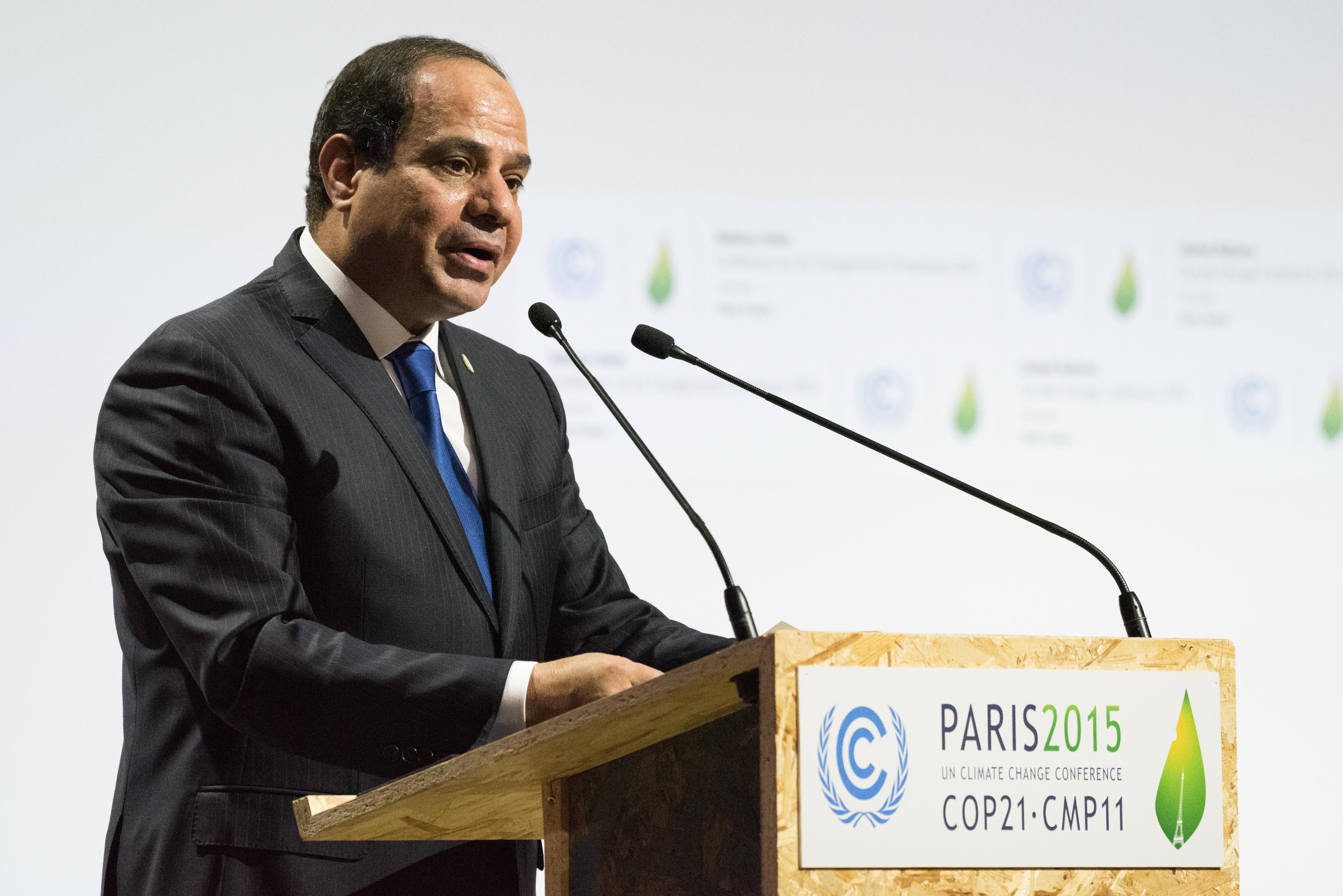 Egyptian President a-Sisi.