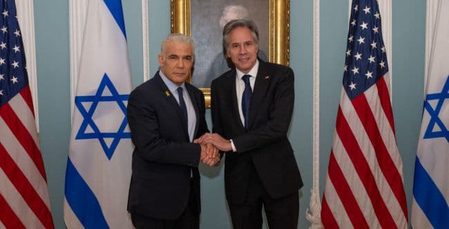 Lapid and Blinken.
