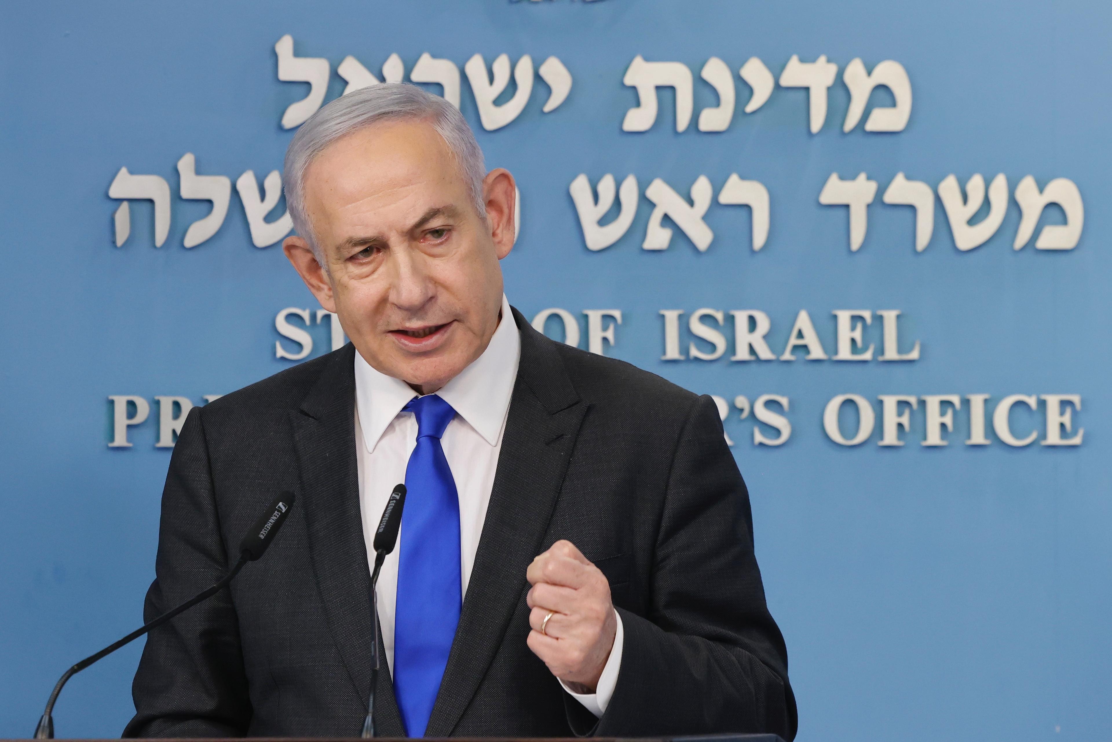 Prime Minister Binyamin Netanyahu.