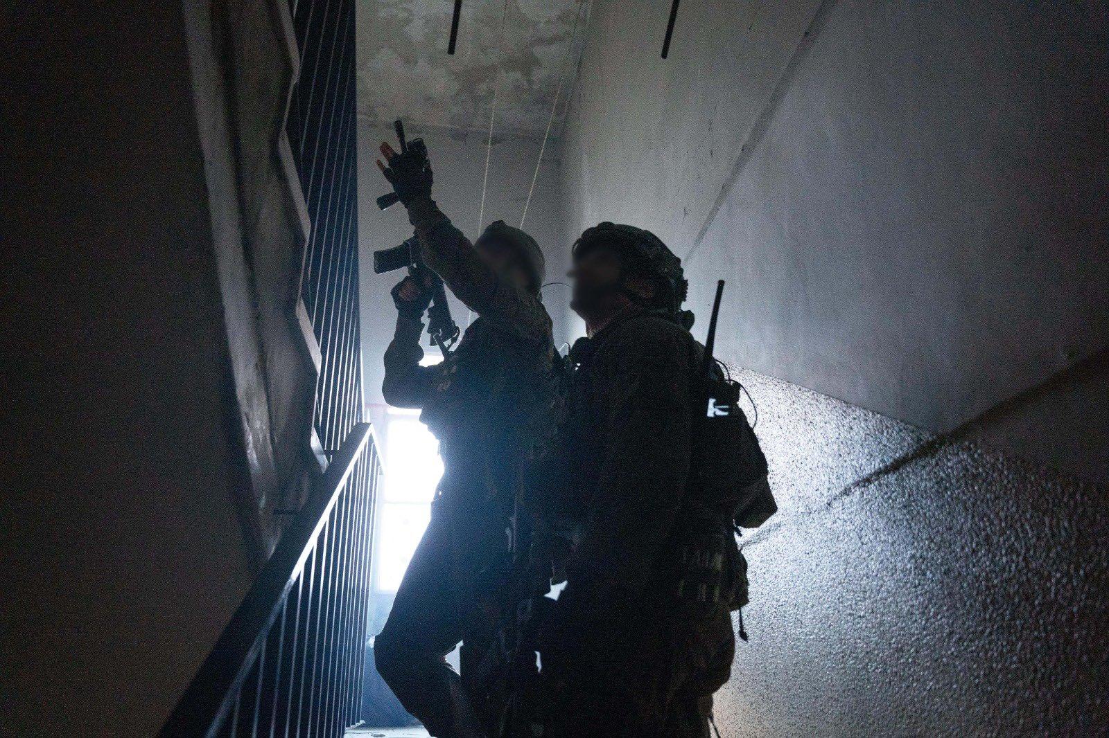 IDF forces conducting arrest operations. IDF forces conducting arrest operations.