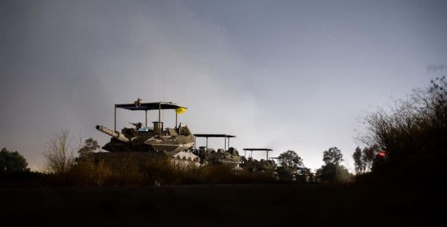 IDF forces in Rafah. IDF forces in Rafah.