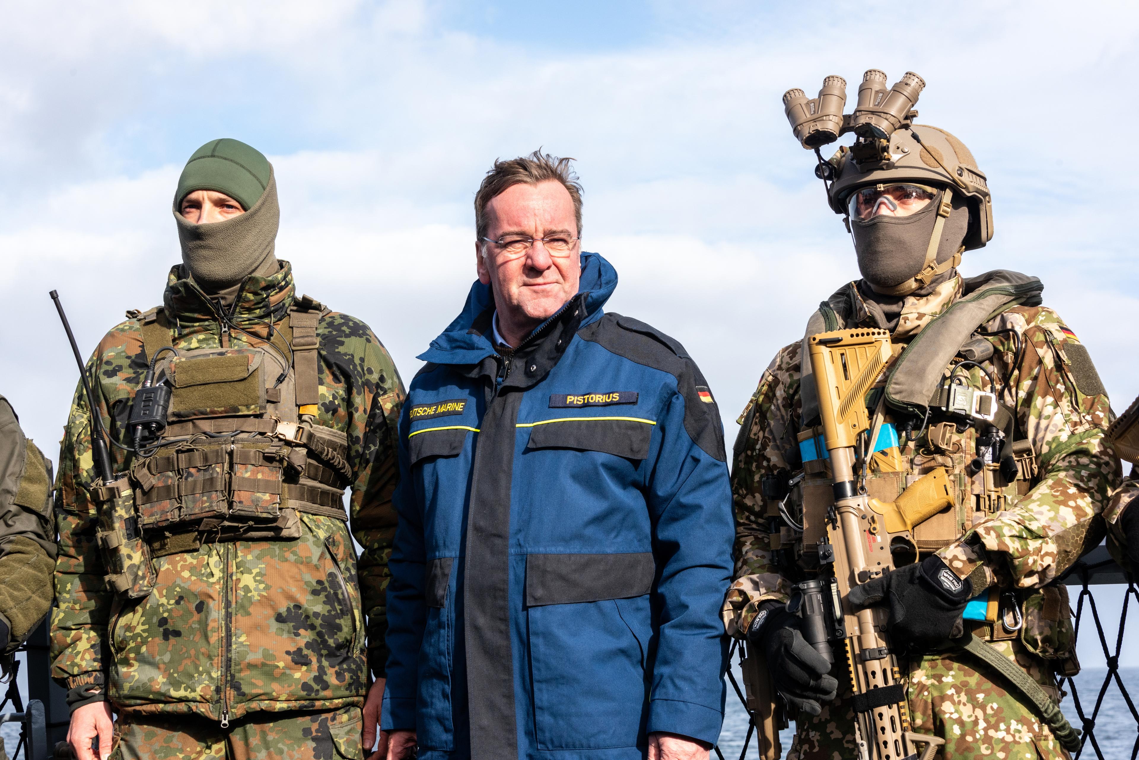 German Defense Minister Pistorius.