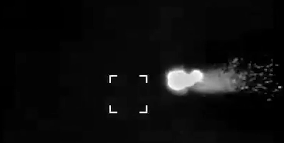 Intercepting suspicious aircraft.
