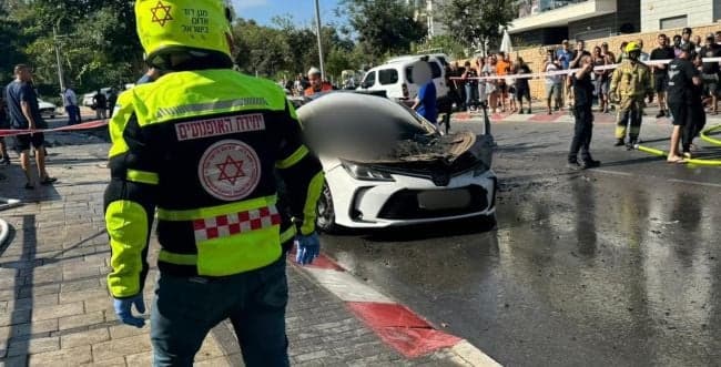 Car explosion in Ashkelon