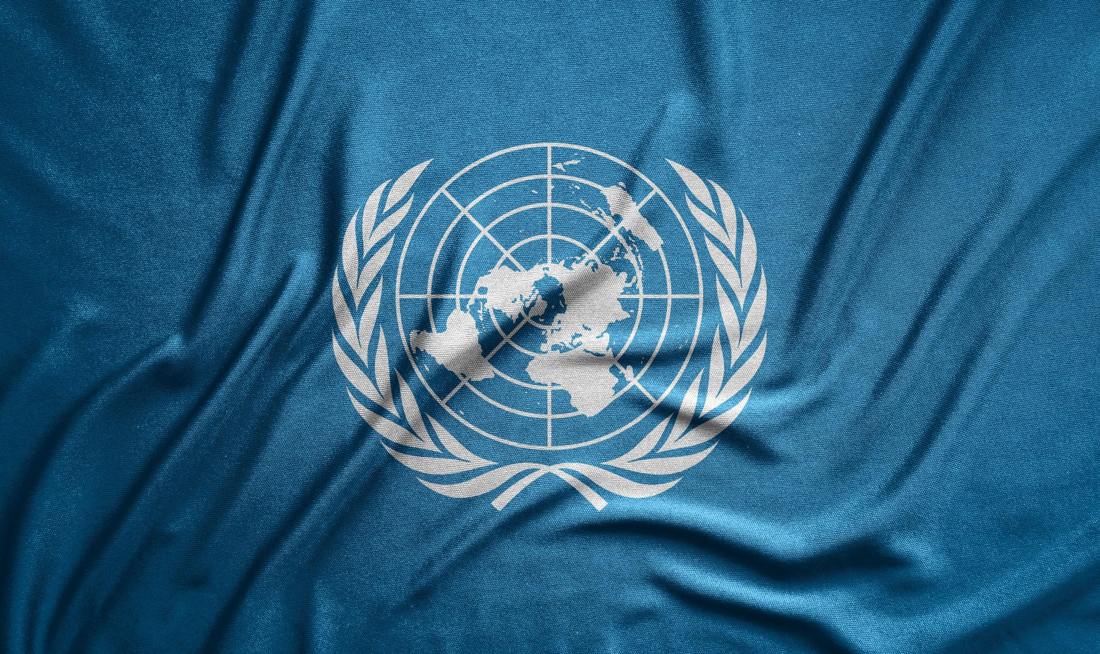 UN Flag. UN Flag.