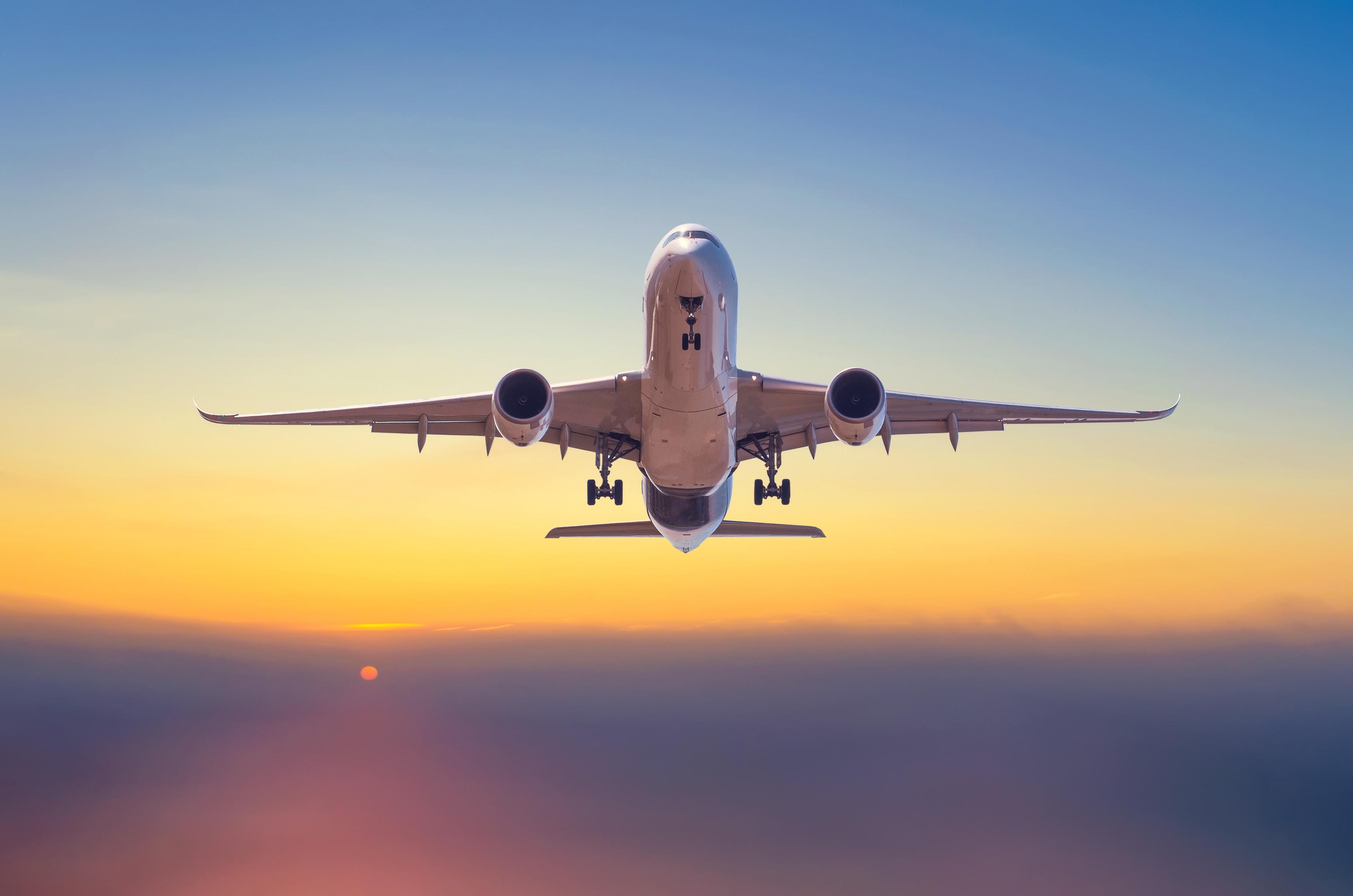 Plane. Illustration.