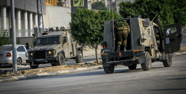 IDF near Qalqilya