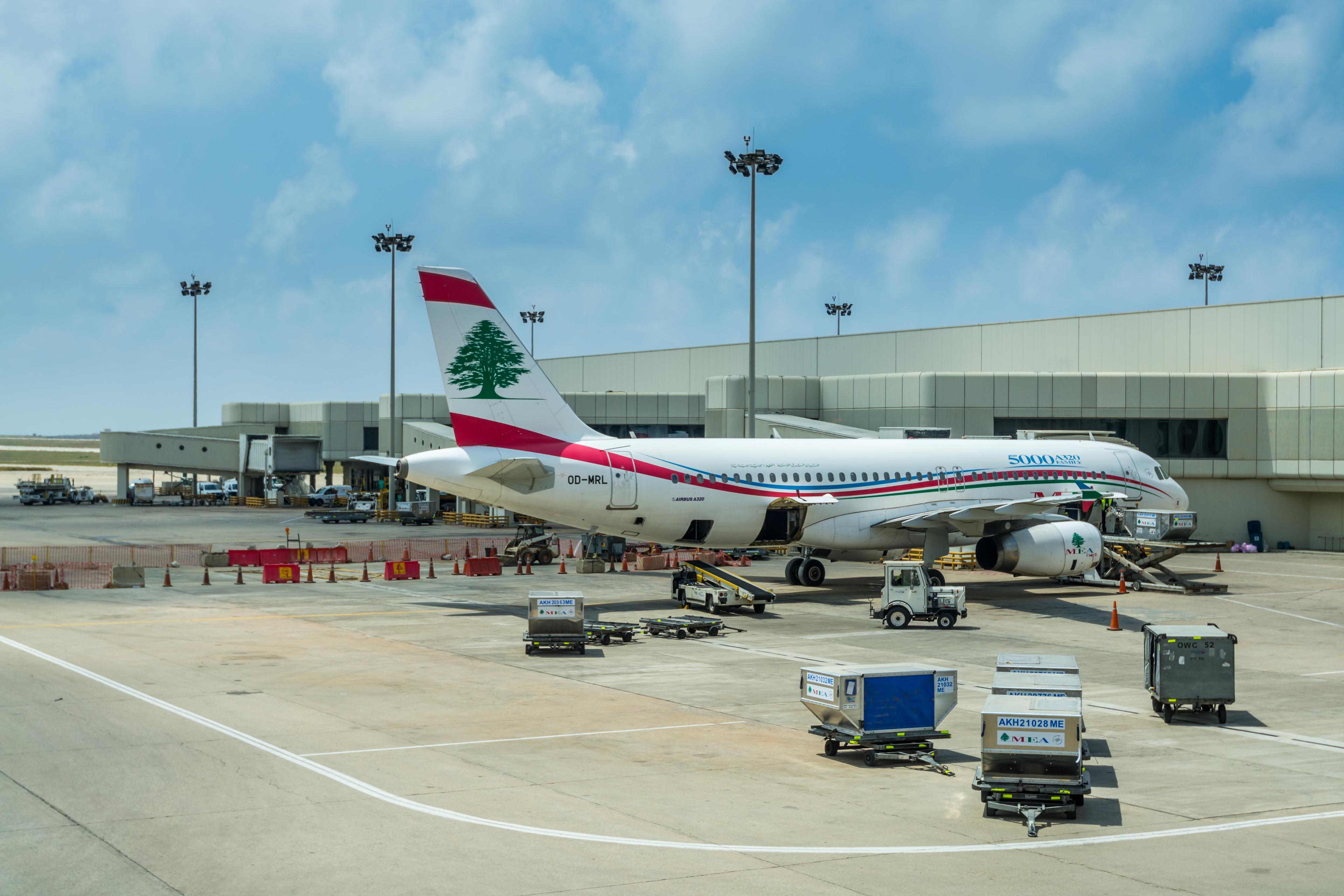 Beirut International Airport.