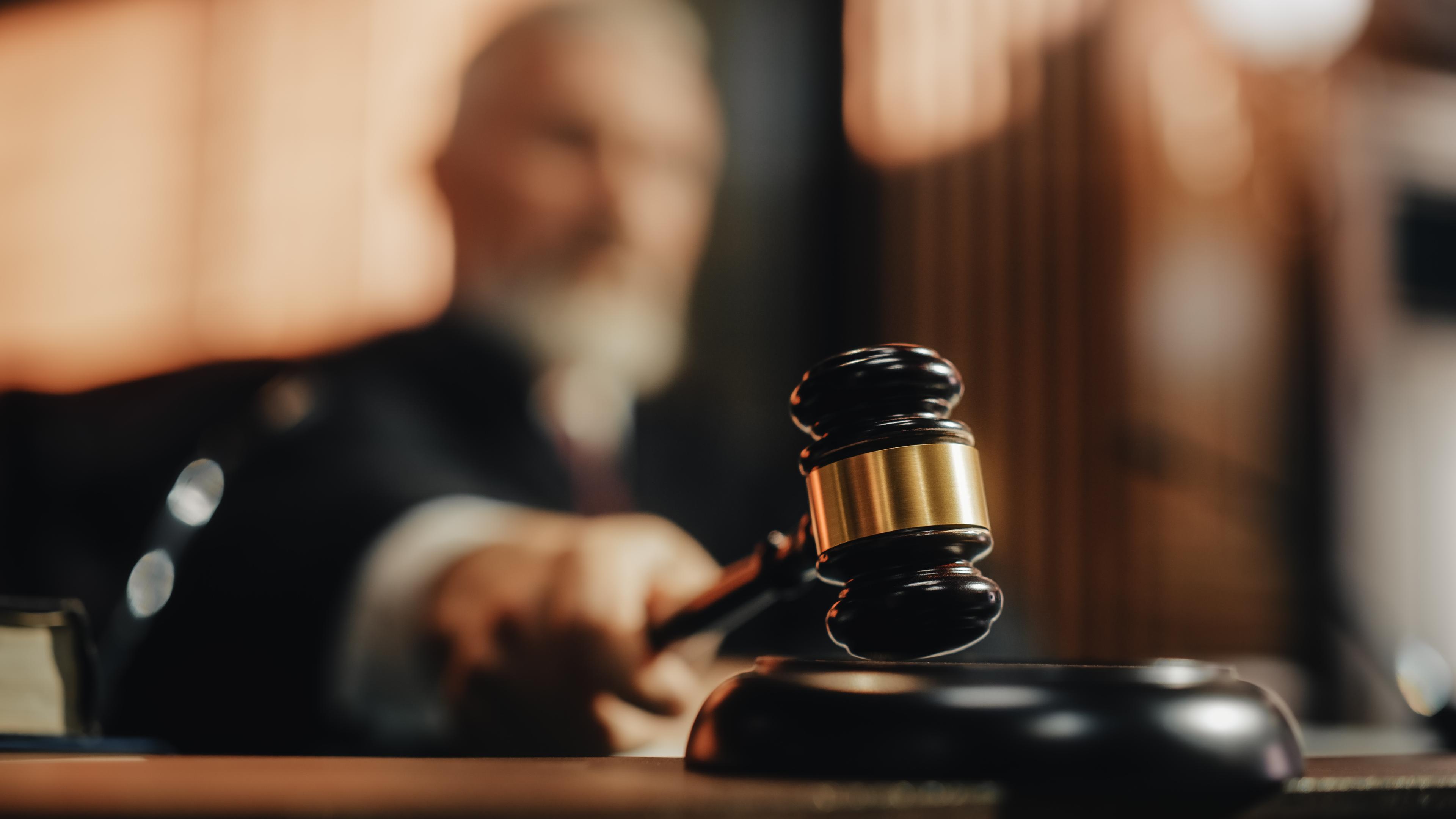 Illustrative: Court of Law and Justice Trial Session