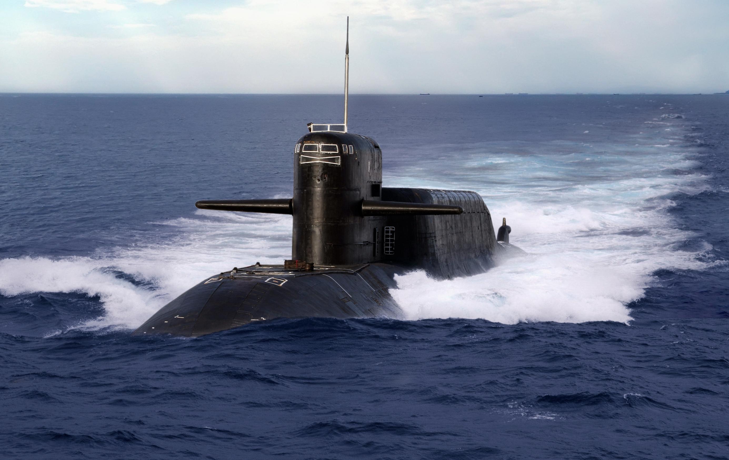Submarine. Illustration.