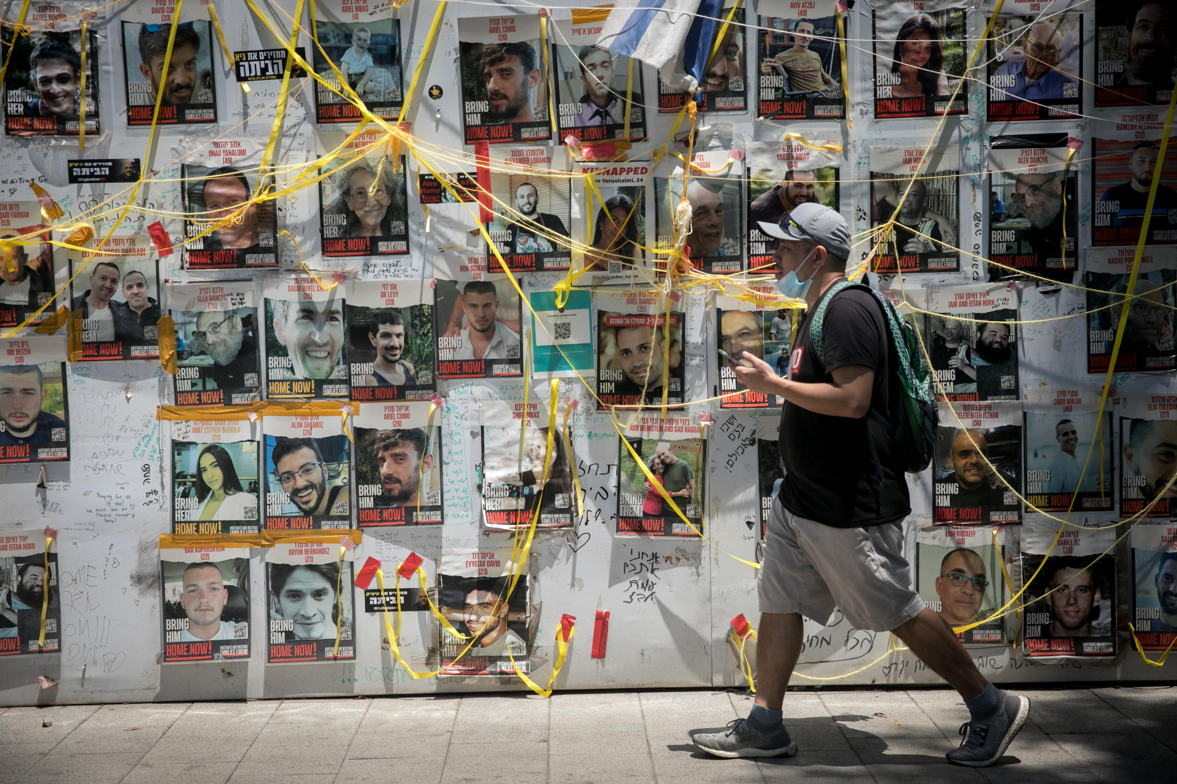 Pictures of hostages