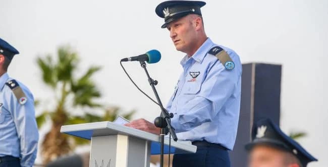Air Force commander Tomer Bar. Air Force commander Tomer Bar.