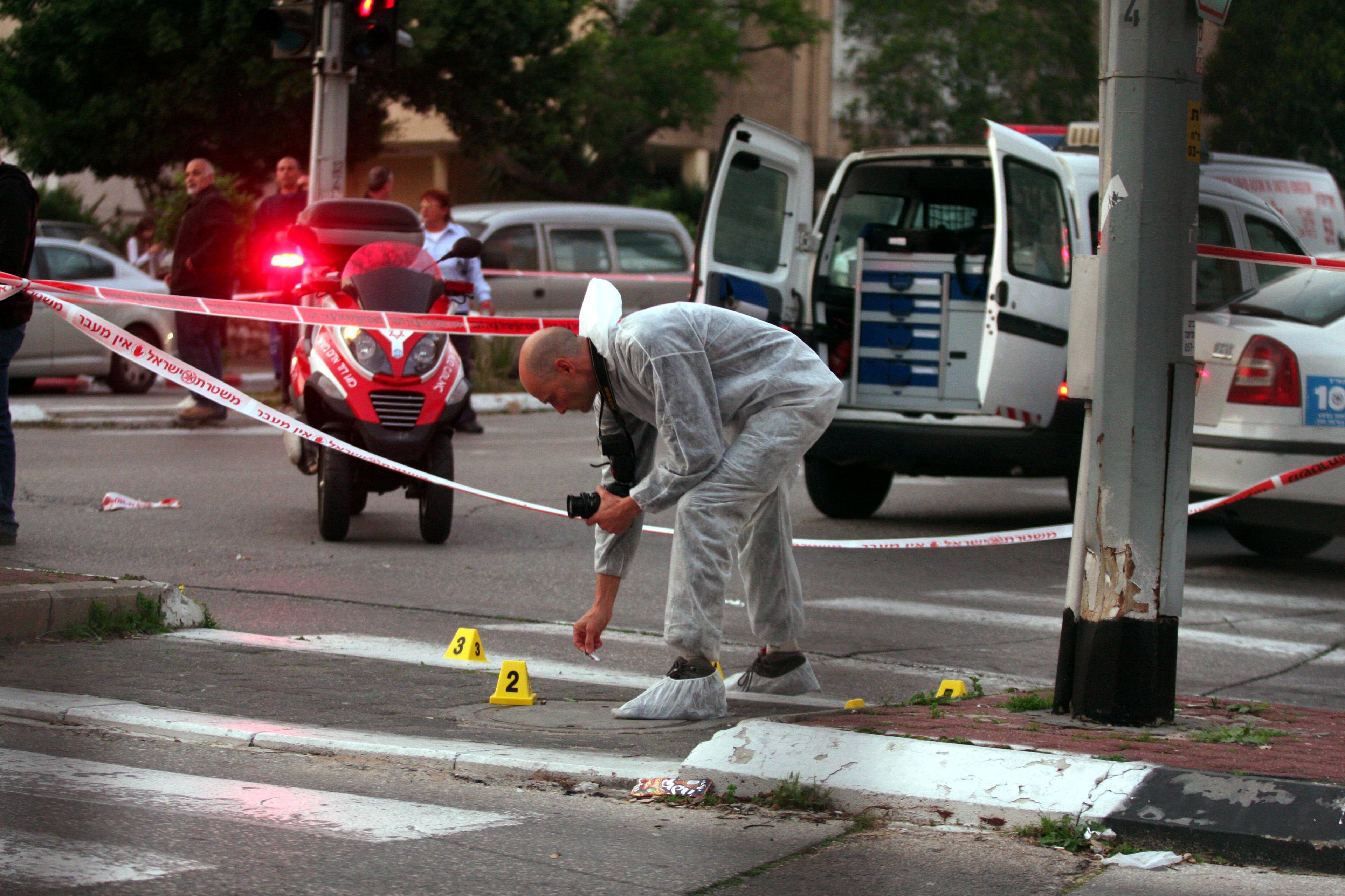 Crime scene in Holon