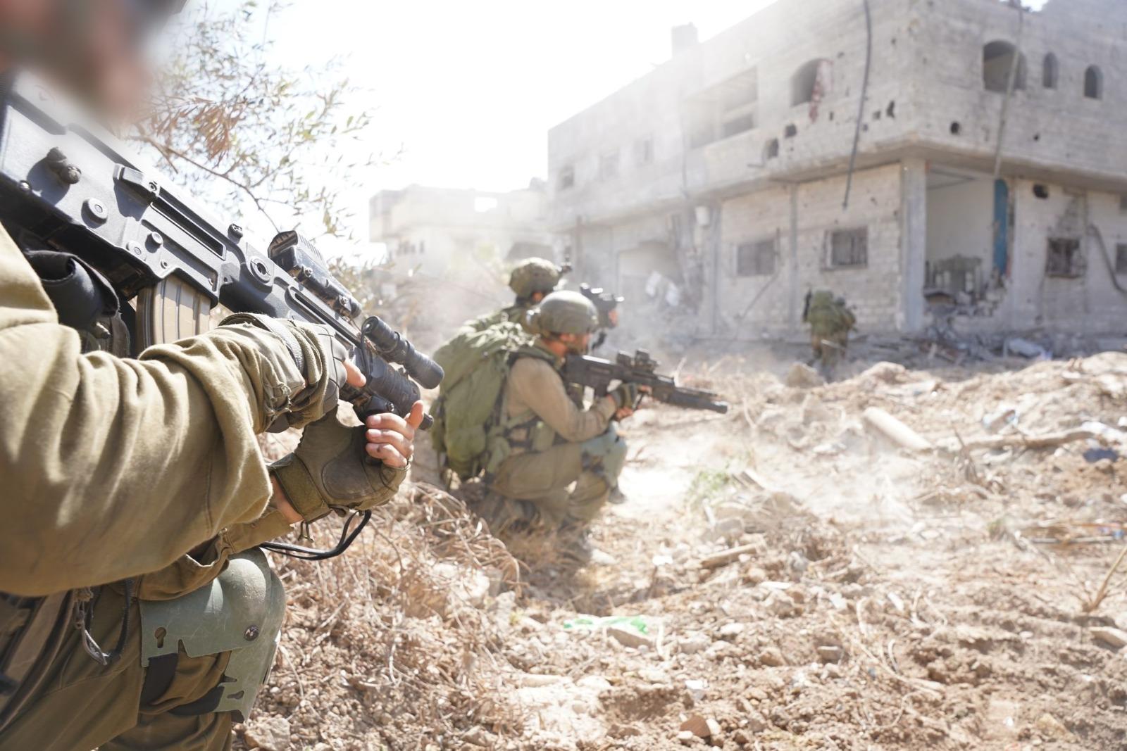 IDF forces in the Gaza Strip.