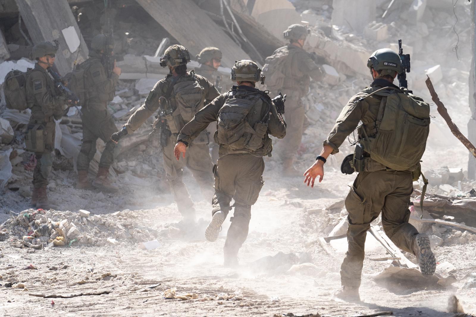 IDF forces in the Gaza Strip.