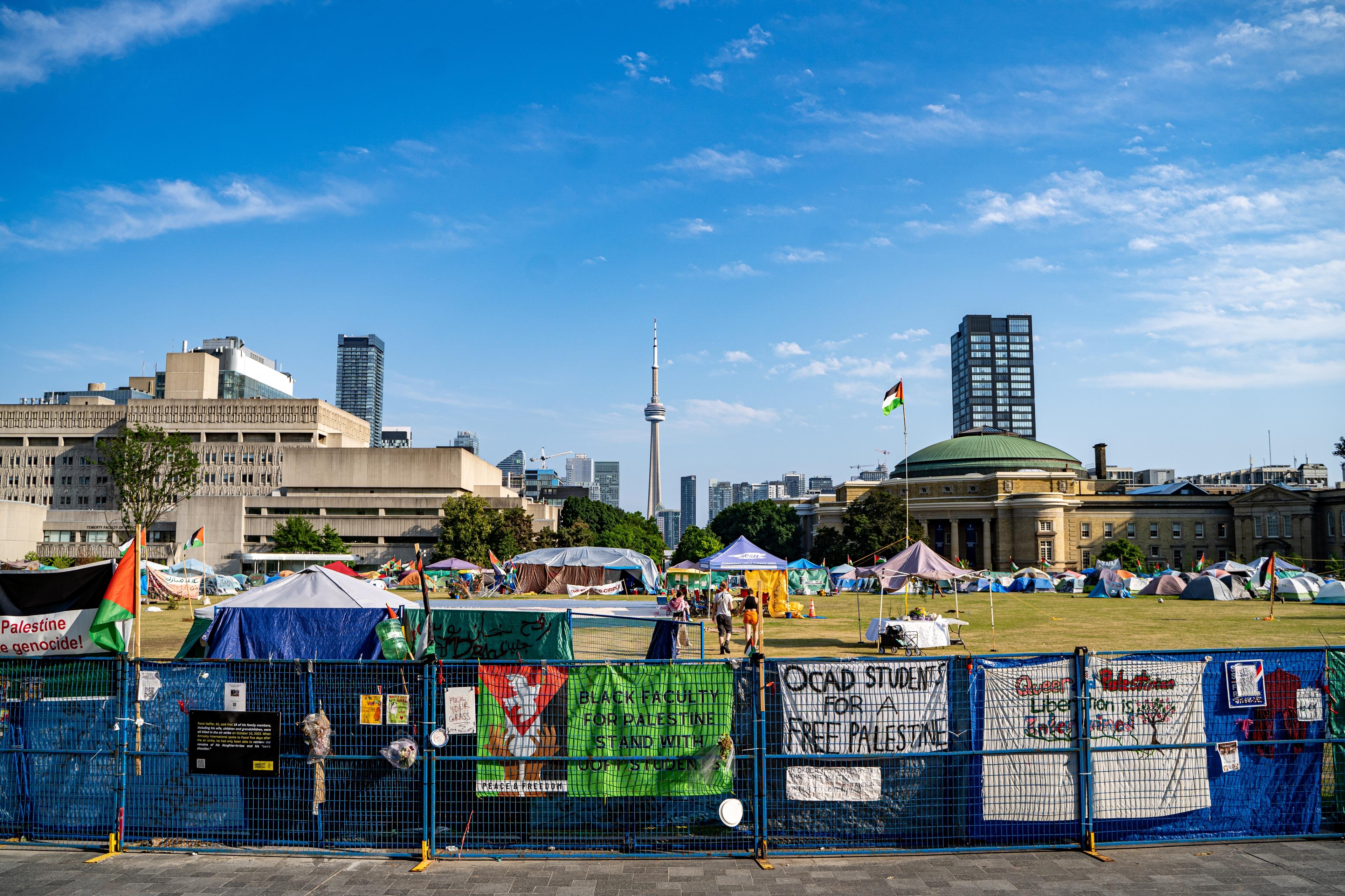 Pro-Palestinian encampment in Canada