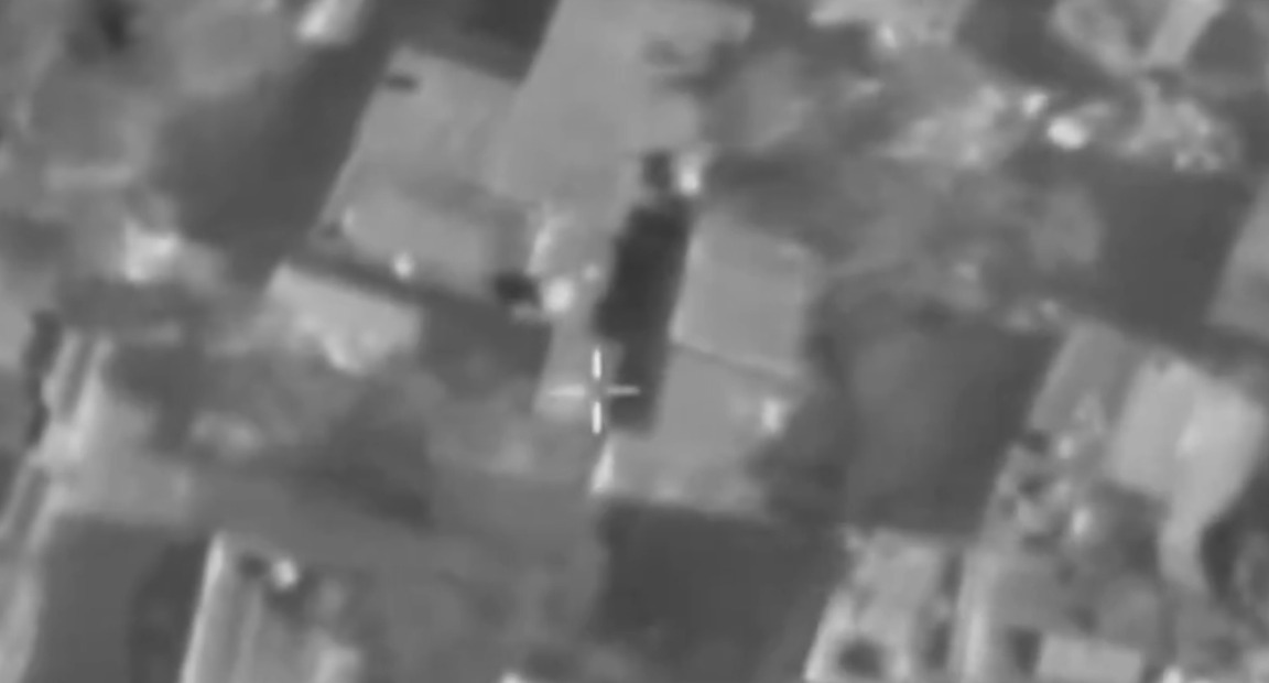 Striking Hezbollah targets.