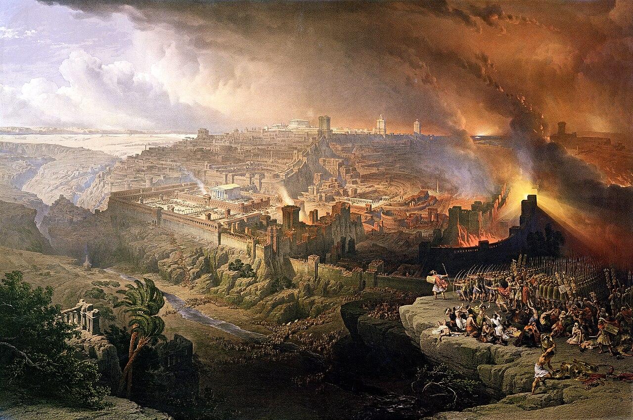 The Siege and Destruction of Jerusalem, by artist David Roberts (1850)