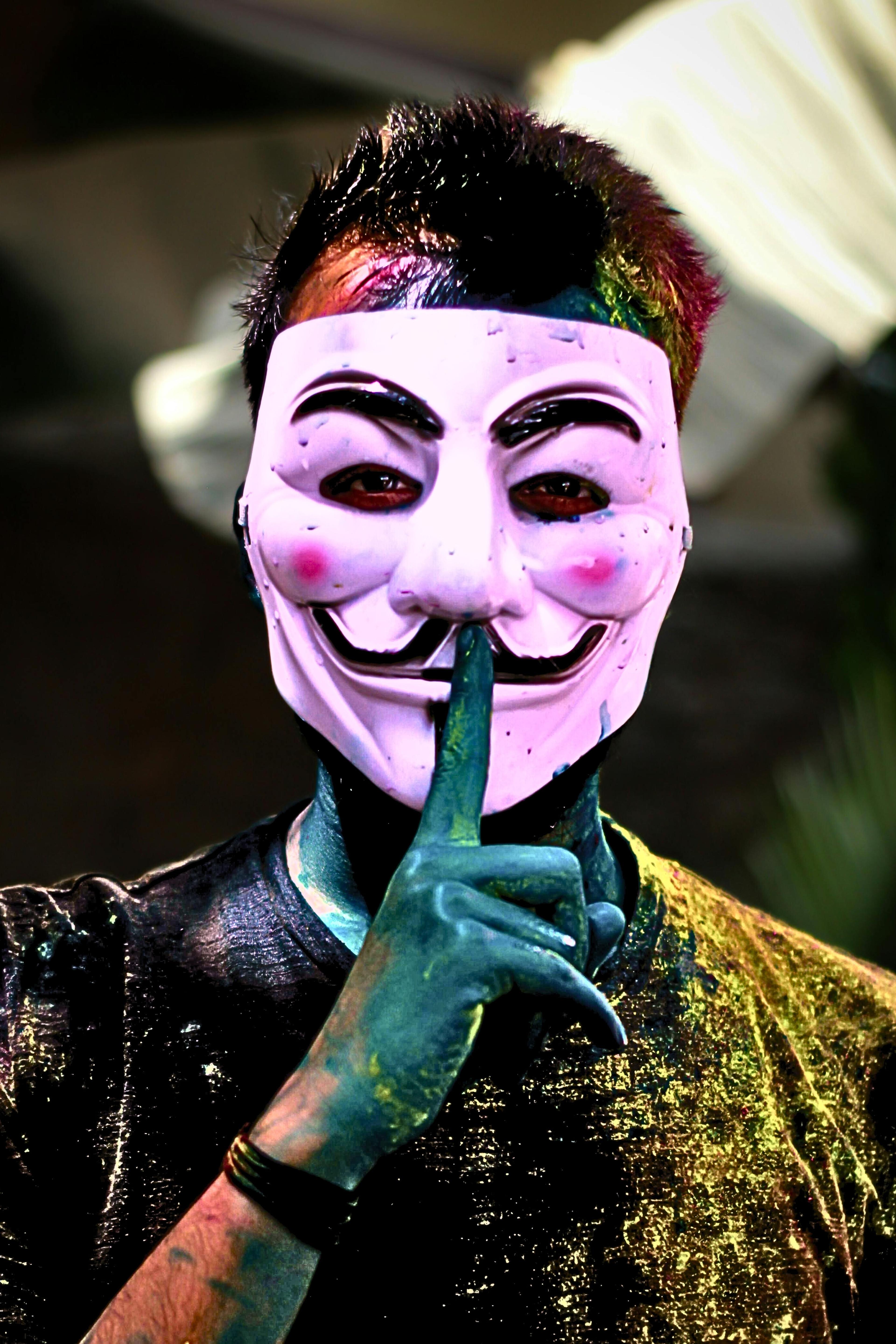 A masked man A masked man