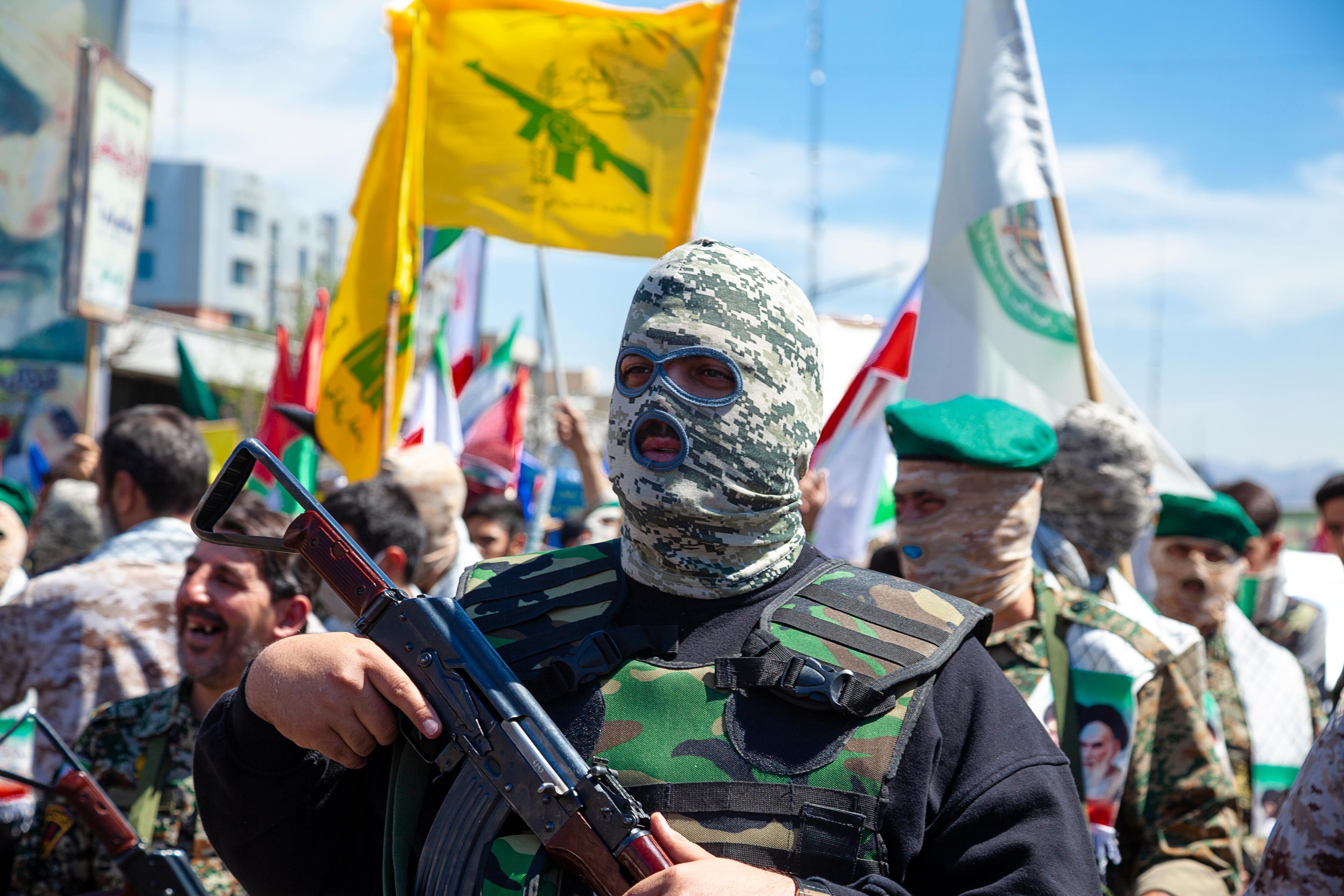 Iranian military force: Threatening Israel and displaying Iranian-backed forces for war with Israel Iranian military force: Threatening Israel and displaying Iranian-backed forces for war with Israel