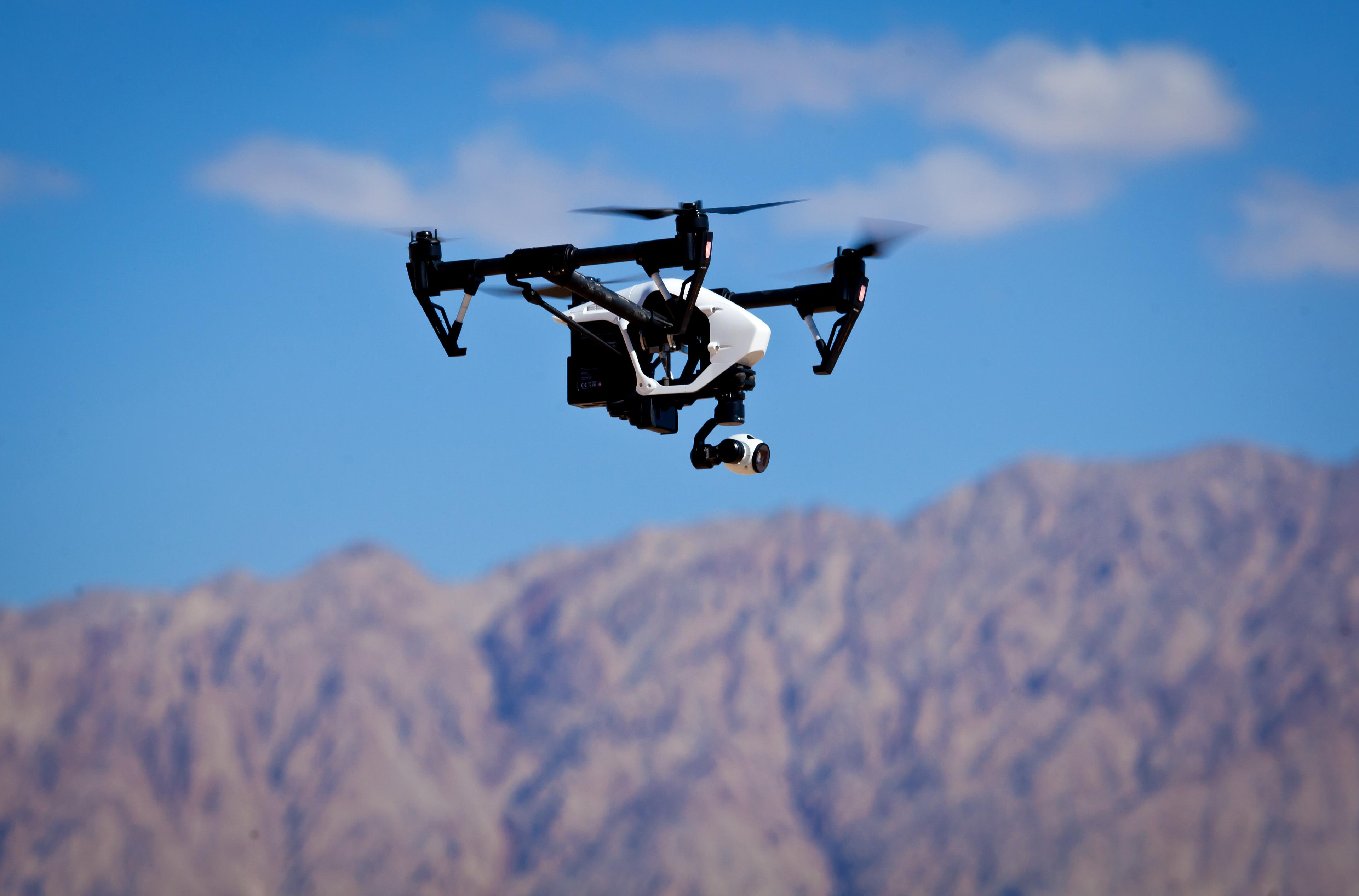 Surveillance drone. Illustration. Surveillance drone. Illustration.