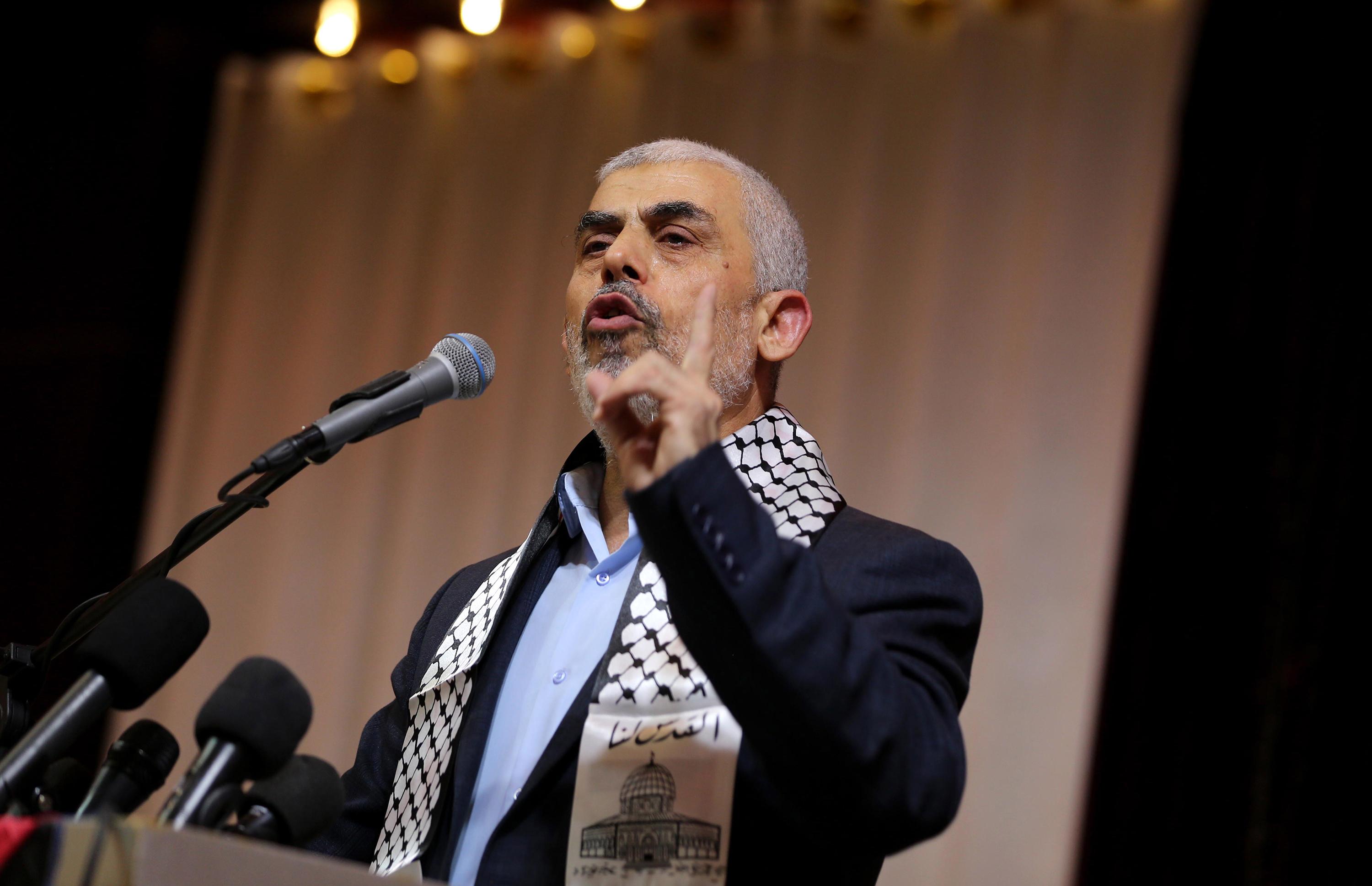 Hamas leader Yahya Sinwar Hamas leader Yahya Sinwar