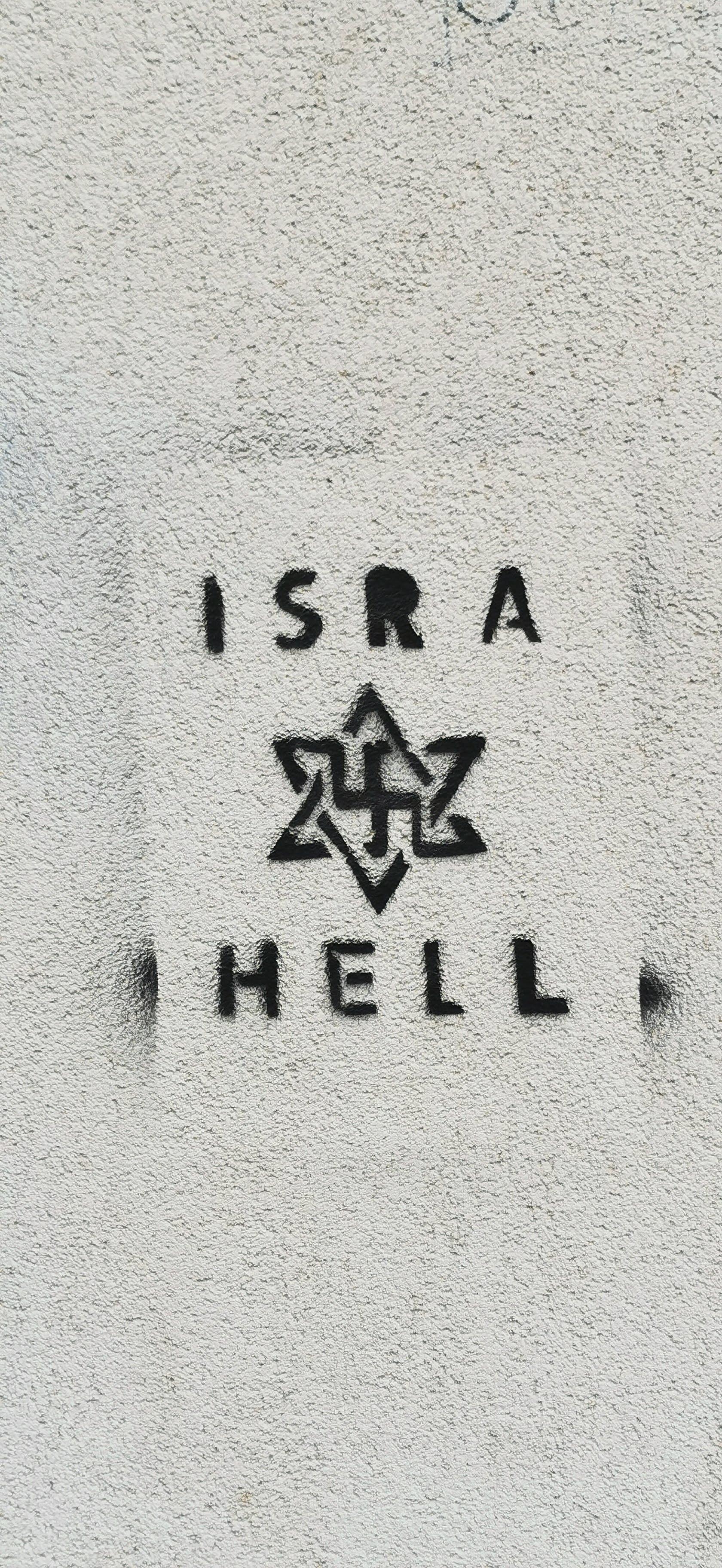Anti-Semitic graffiti Anti-Semitic graffiti