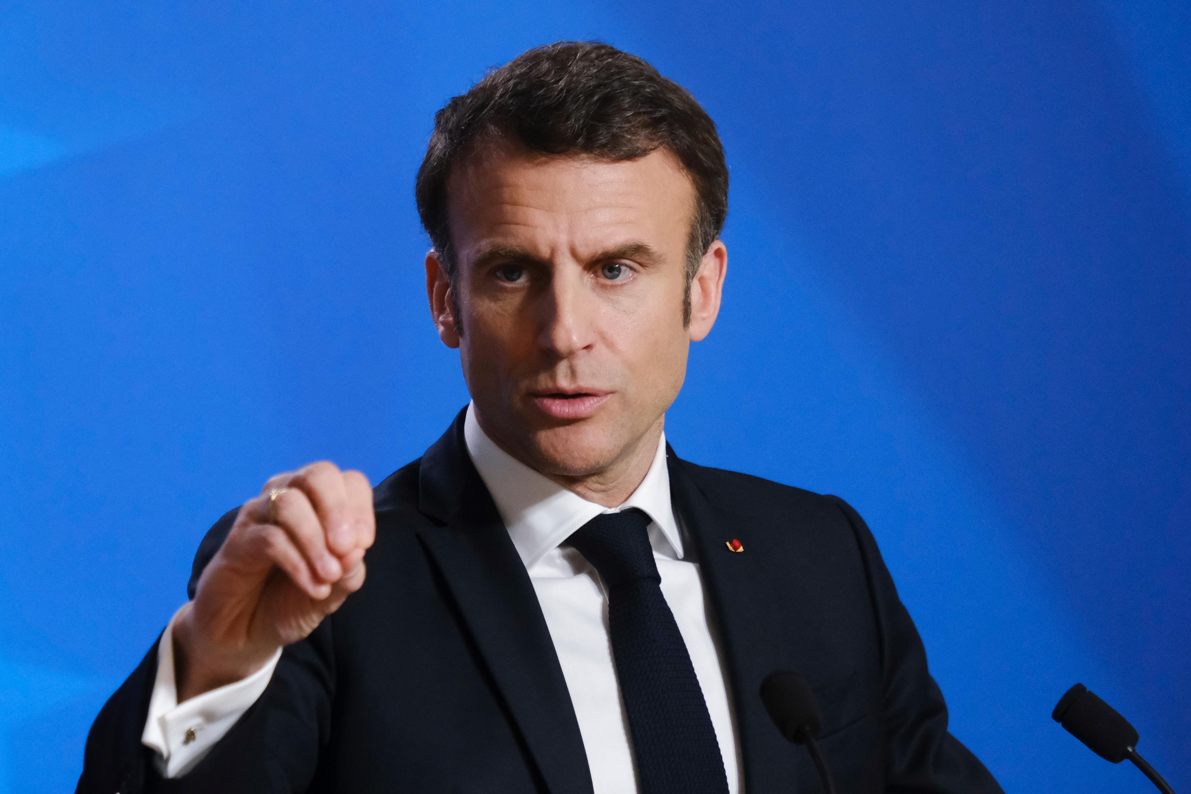French President Macron French President Macron