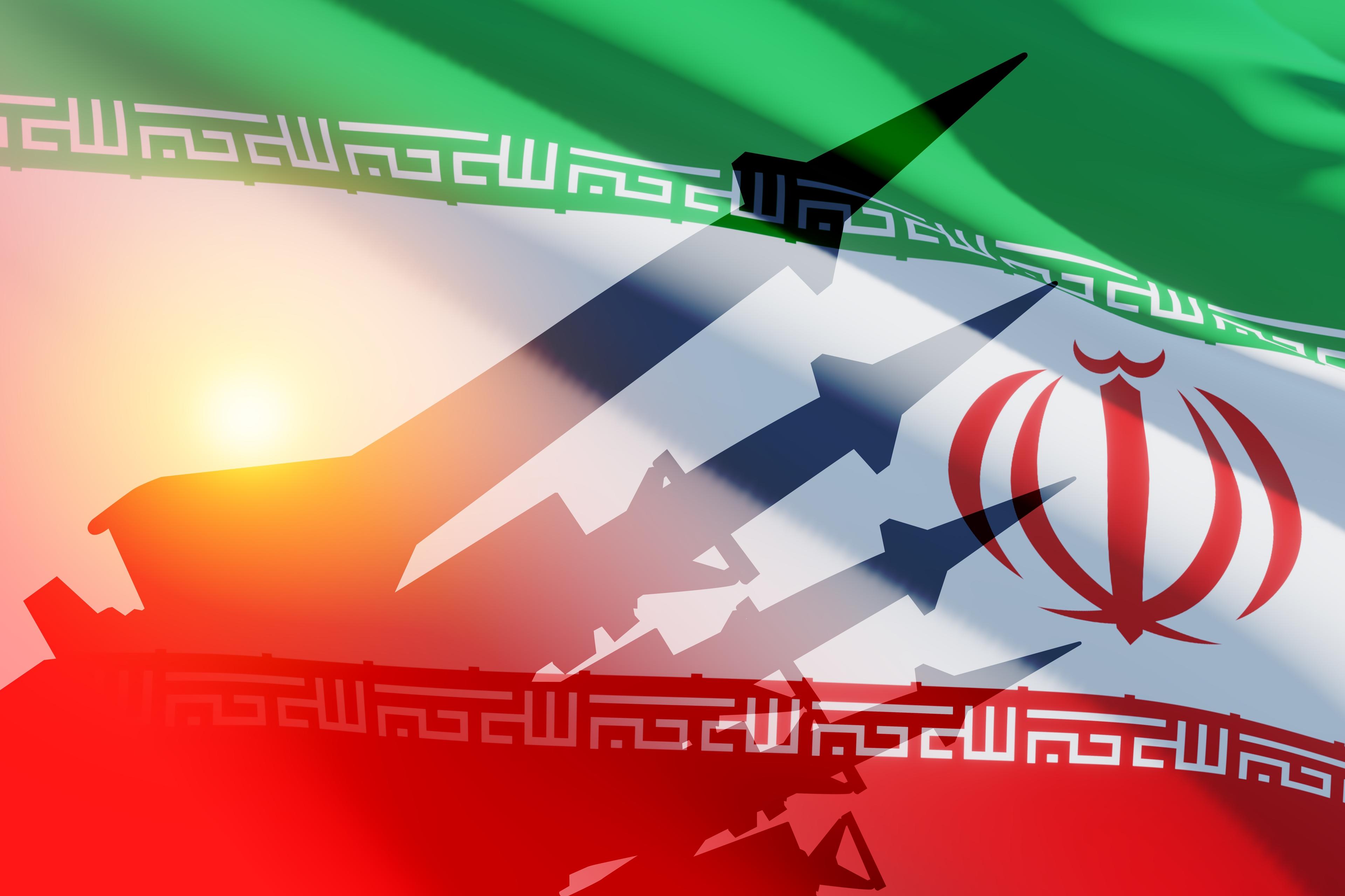Iranian missiles. Illustration. Iranian missiles. Illustration.