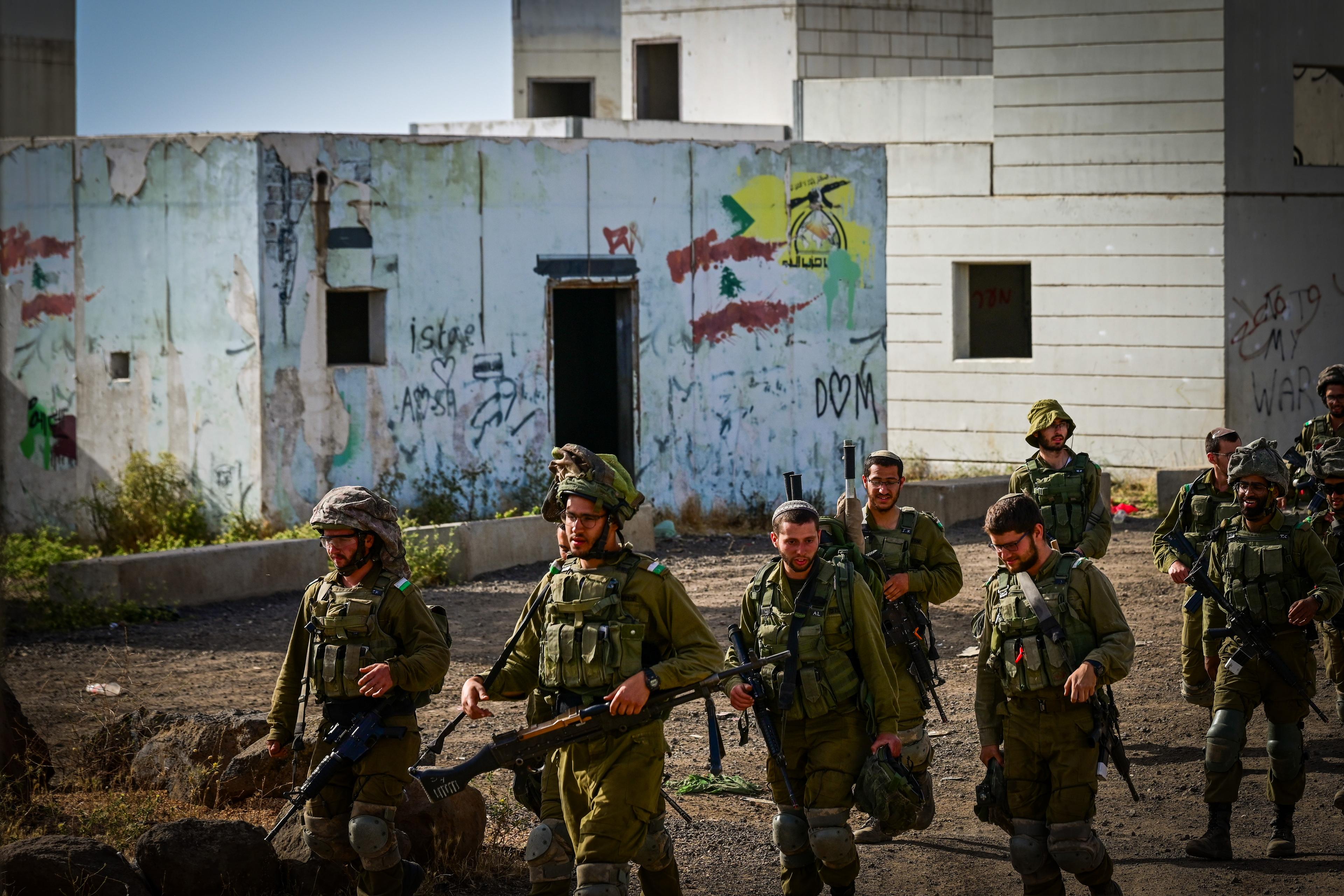 Golani soldiers. Illustration. Golani soldiers. Illustration.