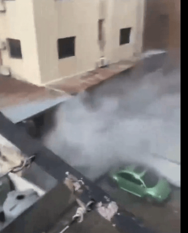 Scene of yesterday's targeted strike. Scene of yesterday's targeted strike.