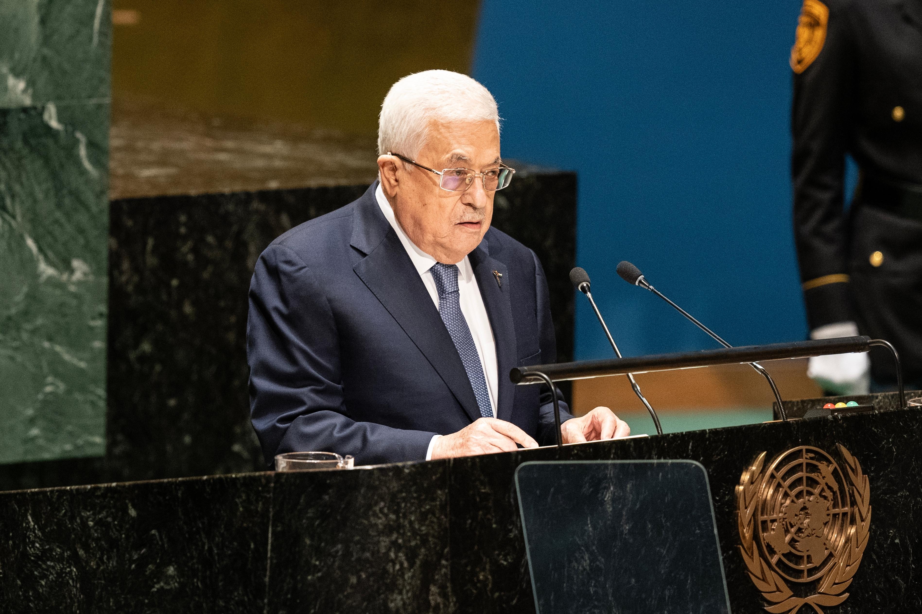 Mahmoud Abbas at the UN