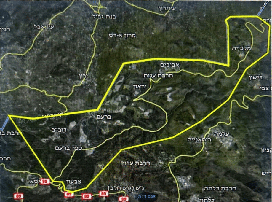 The new closed military zone as delineated by the Northern Command commander. The new closed military zone as delineated by the Northern Command commander.