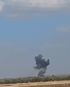 IDF strike. Illustration. IDF strike. Illustration.