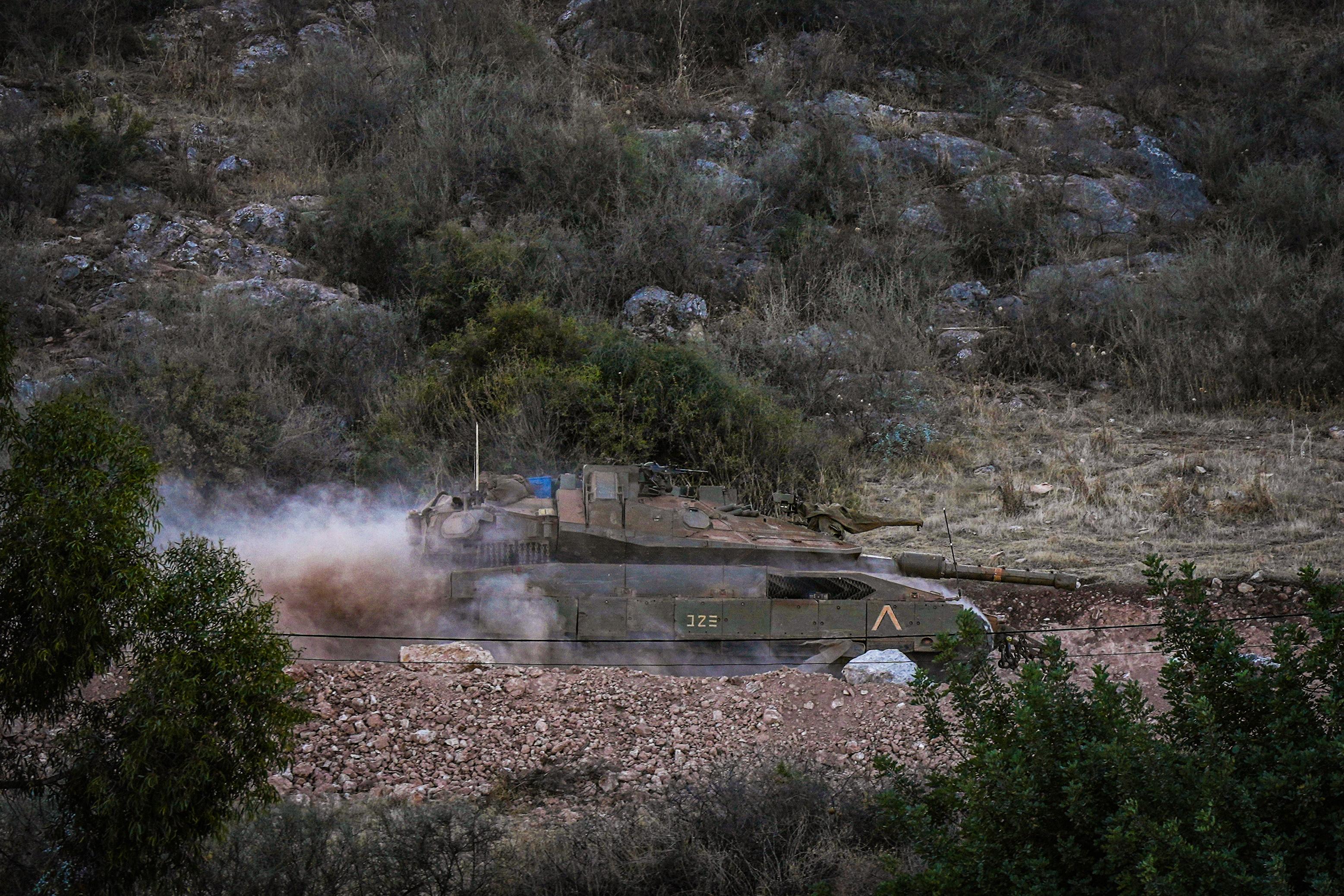 Israeli tank. Illustration. Israeli tank. Illustration.
