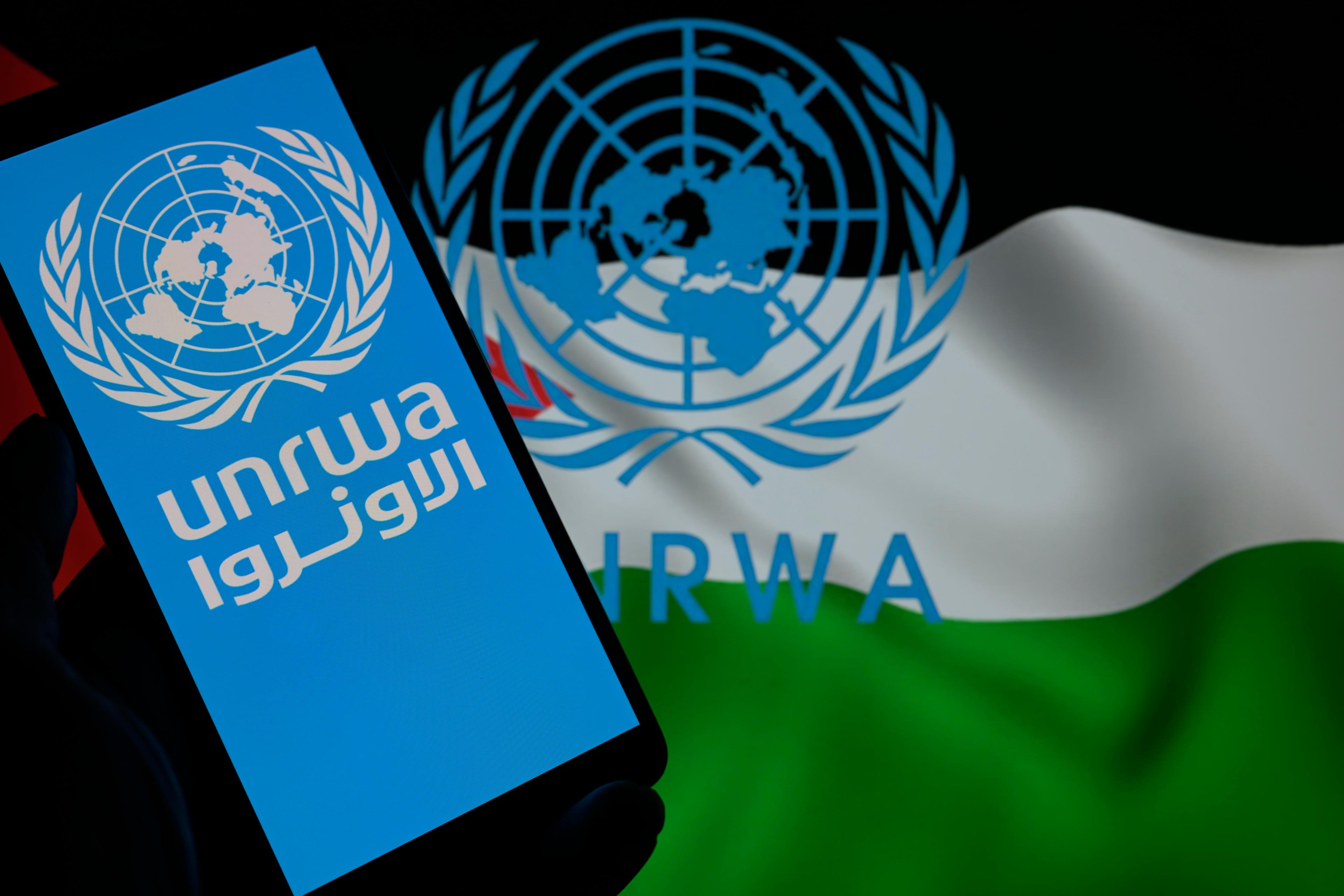 UNRWA logo UNRWA logo
