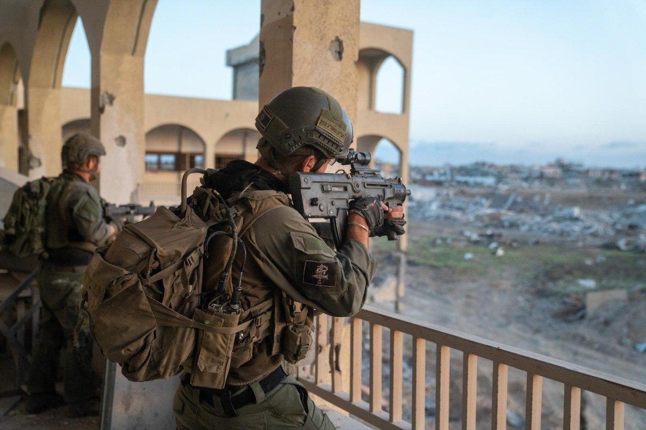 IDF forces in the Gaza Strip.